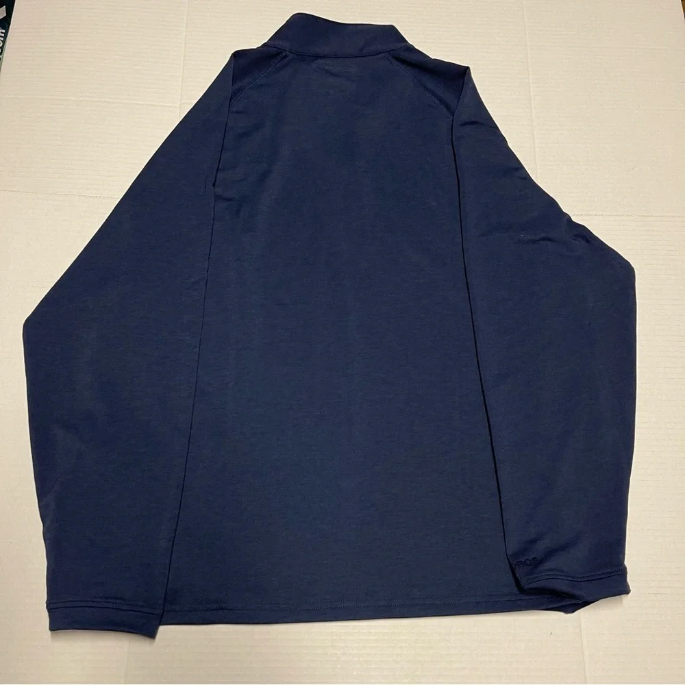 Bonobos Golf Shirt 1/4 Zip Pullover Men’s XL Navy Blue Long Sleeve Sweatshirt